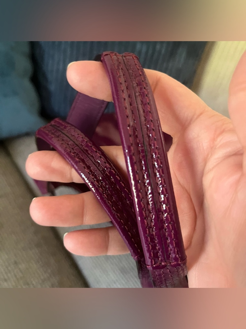 NWOT Coach soho fuchsia, plum pattern, leather shoulder bag F19705 - Picture 10 of 14